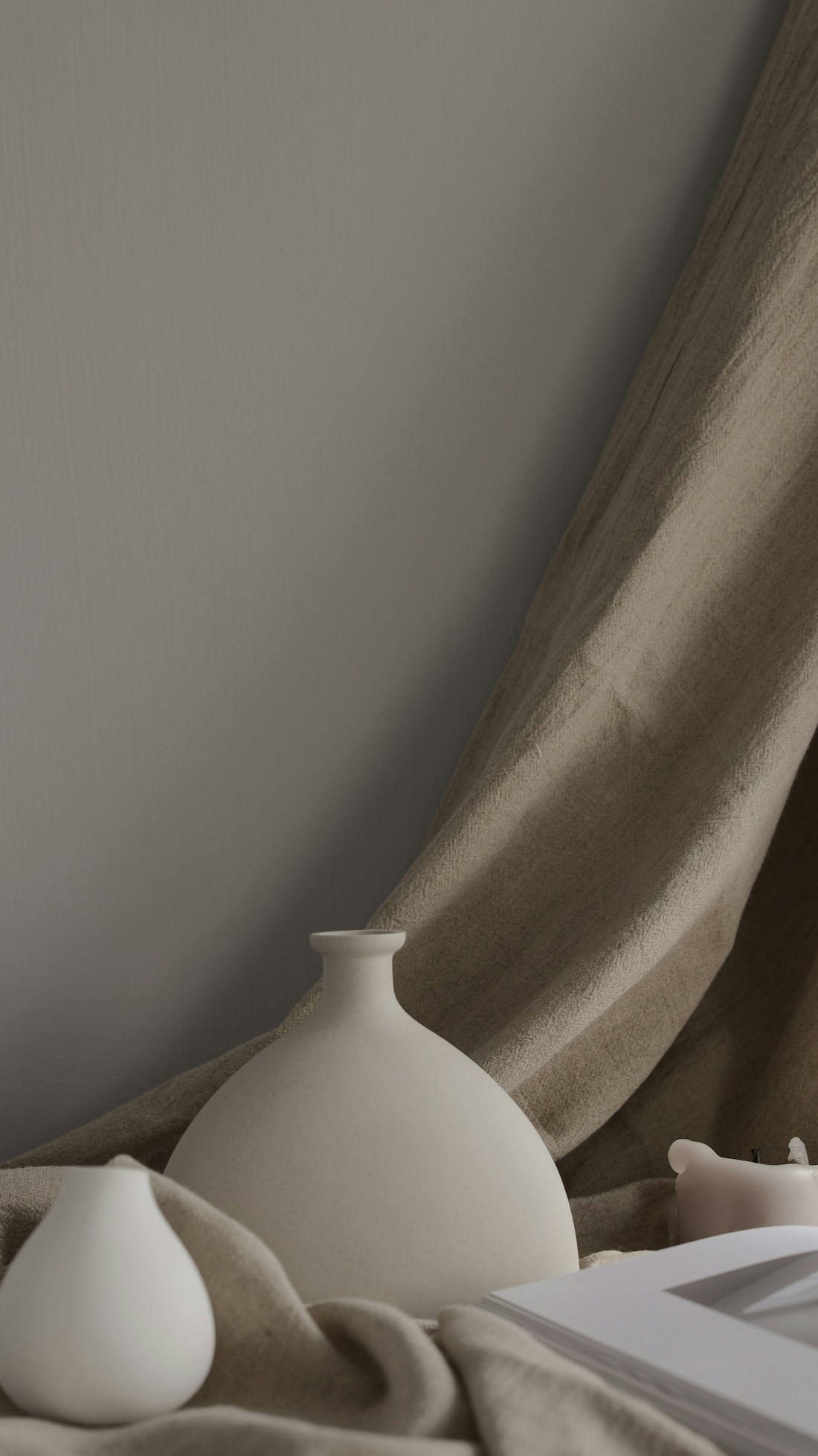 Handcrafted ceramic details in natural light